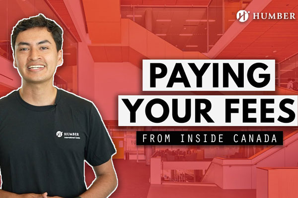 paying your fees inside Canada